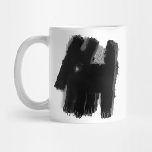 black dog Mug